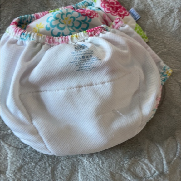 Floral Ruffle Reusable Swim Diaper - Picture 5 of 6
